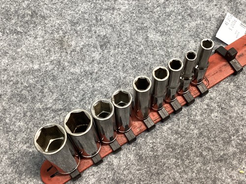 Blue-Point by Snap On 9 Piece 1/4" Drive Deep socket Set SAE 3/16"-9/16" - Picture 5 of 6