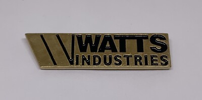Watts Industries Pumping Water Quality Home Depot Brand Lapel Pin (125)
