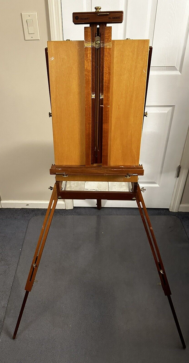 3 Leg French Easel By Trident El Greco Mahogany Model 12.505 | eBay