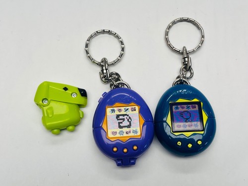 Vintage McDonalds Tamagotchi Keychains Set 1990s Bandai Pop Culture Toy BIN 99