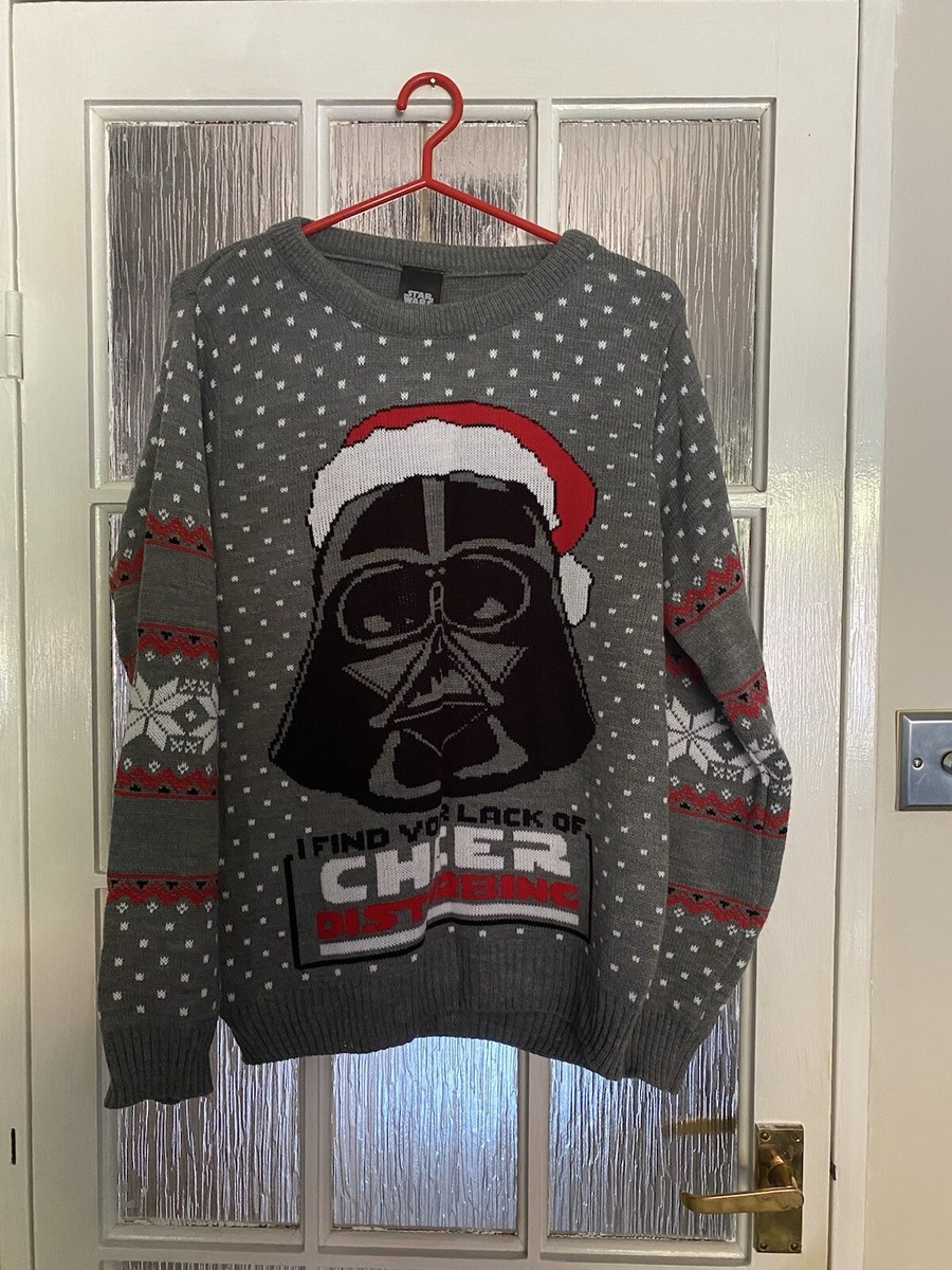 Knitted Jumper Asda Christmas Jumper Star Wars Star Wars Black