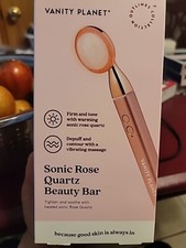 Vanity Planet Sonic Rose Quartz Beauty Bar LED Wand VNT25024 Brand New 