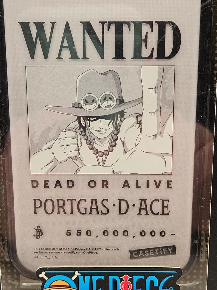 Casetify Anime Wanted Dead or Alive Portgas D Ace For Apple iPhone XR - Image 2 of 3