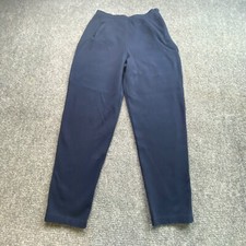 Liz Claiborne Lizsport Pants Womens 10 Navy High Rise 26x28 Knit Skinny Stretch