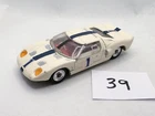 VINTAGE DINKY TOYS 215 FORD GT 40 RV DIECAST MODEL RACING CAR SPUN HUB REPAINTED