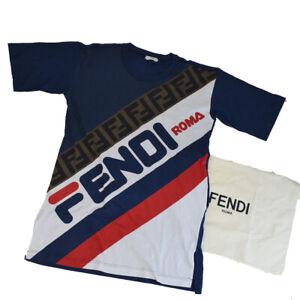 Authentic FENDI FILA Men's T Shirt Tops 