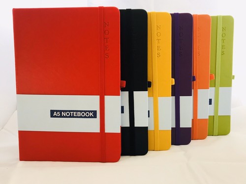 Hardback Lined Notepad Notebook A5/A6 Note Book Notes Journal Office Home Use