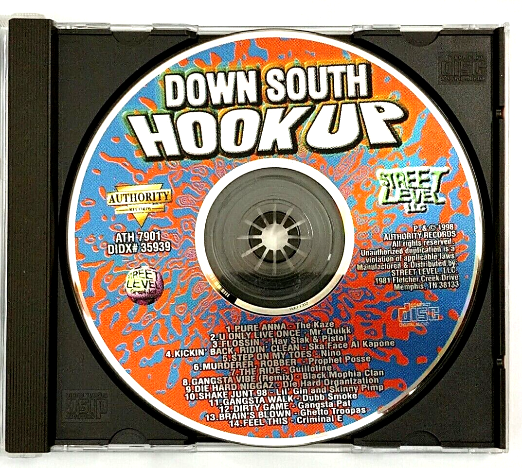 CD) Various – Down South Hook Up, OG Press, ATH 7901, Comp, Rare 