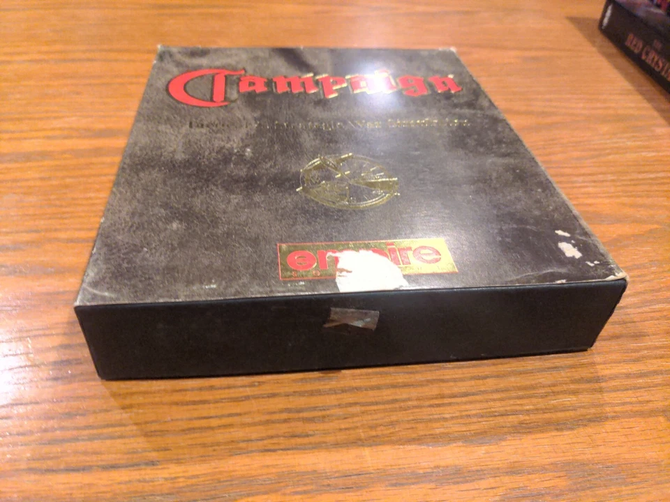 Disquete Campaign Tactical & Strategic War Simulation IBM 1992 Big Box MS DOS 5.25 - Imagem 4 de 4