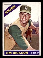 1966 Topps Baseball #201 Jim Dickson EX/MT *d2