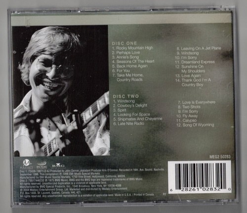 The Essential JOHN DENVER (2CDs) Rocky Mountain High, Leaving On A Jet Plane - Picture 2 of 6