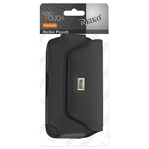 REIKO LEATHER HORIZONTAL POUCH IPHONE 6,6S, 7 PLUS Black INTERIOR 6.62X3.46X0.68 - Image 2 of 4