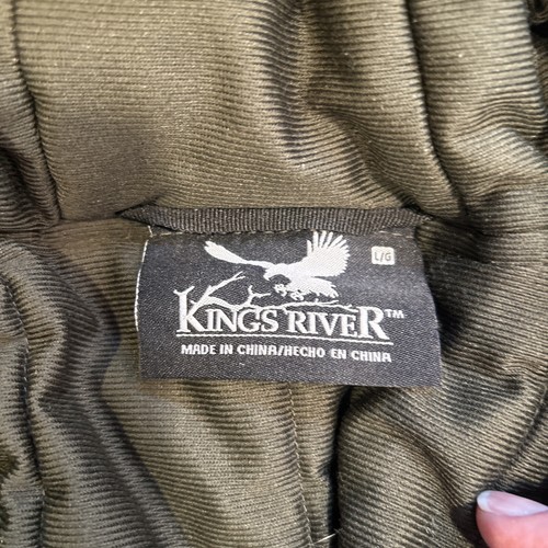 Kings River Boy's Size Large Real Tree Camo Hooded Insulated Jacket GUC - Picture 8 of 14