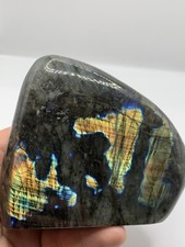 Large Labradorite 880g Freeform Specimen Gemstone Crystal Natural Green Blue