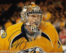 Nashville Predators Pekke Rinne Signed Autographed 8x10 NHL Photo COA H