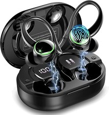 Wireless Earbuds Sports, Bluetooth Headphones 5.3, 50H Playback Over-Ear buds...