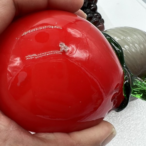 Lotto di 12 GRANDI in vetro stile MURANO per frutta e verdura - Foto 4 di 8