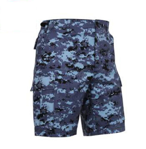Pantalones cortos Rothco 67313 azul cielo camuflado digital BDU - Imagen 1 de 1