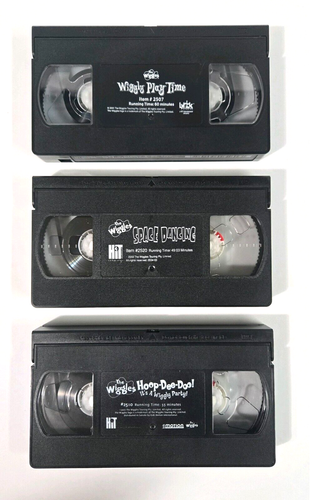 The Wiggles VHS Lot of 3: Hoop-Dee-Doo, Space Dancing & Wiggly Play Time - Picture 4 of 5
