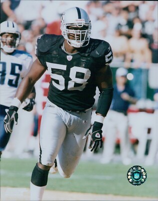 Napoleon Harris Oakland Raiders NFL Licensed Unsigned Glossy 8x10