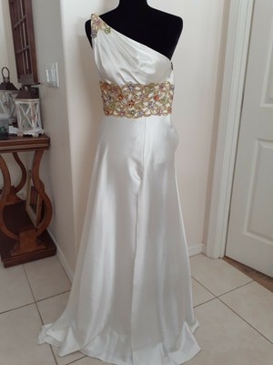 sherri hill white pageant gowns