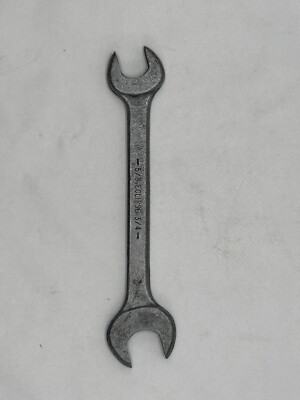 Vintage ECLIPSE TOOLS Open End Wrench 5/8'' x 3/4'' Made in USA Tool HTF