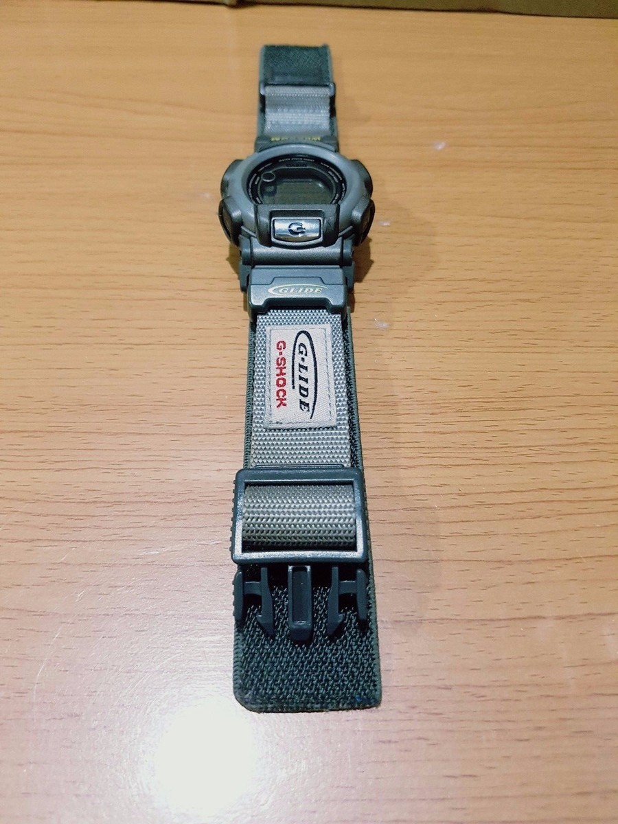 Vintage G-Shock G-Lite DW-003 Gray Cloth Band Rare Mercury