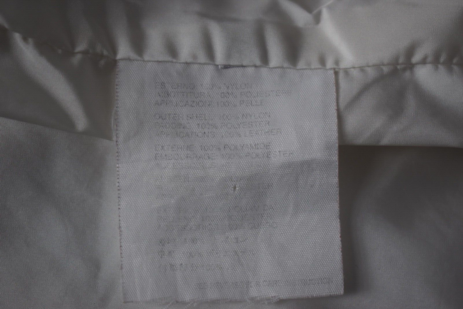 Prada White Lightweight Polyester Zip Quilted Gil… - image 19