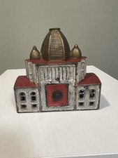 Worlds Fair Admin. Bldg. Cast Iron Still Bank Toy 1893 Nice Rare