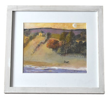 Richard Sorrell PPRWS RBA NEAC dipinto acrilico originale scena spiaggia arte britannica