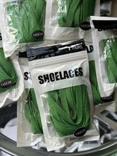 55" Inch GREEN FLAT REPLACEMENT SHOELACES FOR NIKE JORDAN SHOE LACES 140cm