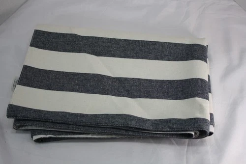 Pottery Barn Wheaton Stripe 18 x 108 Table Runner Navy