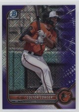 2022 Bowman Chrome Prospects Mega Box Purple Mojo Refractor Colton Cowser 7rf