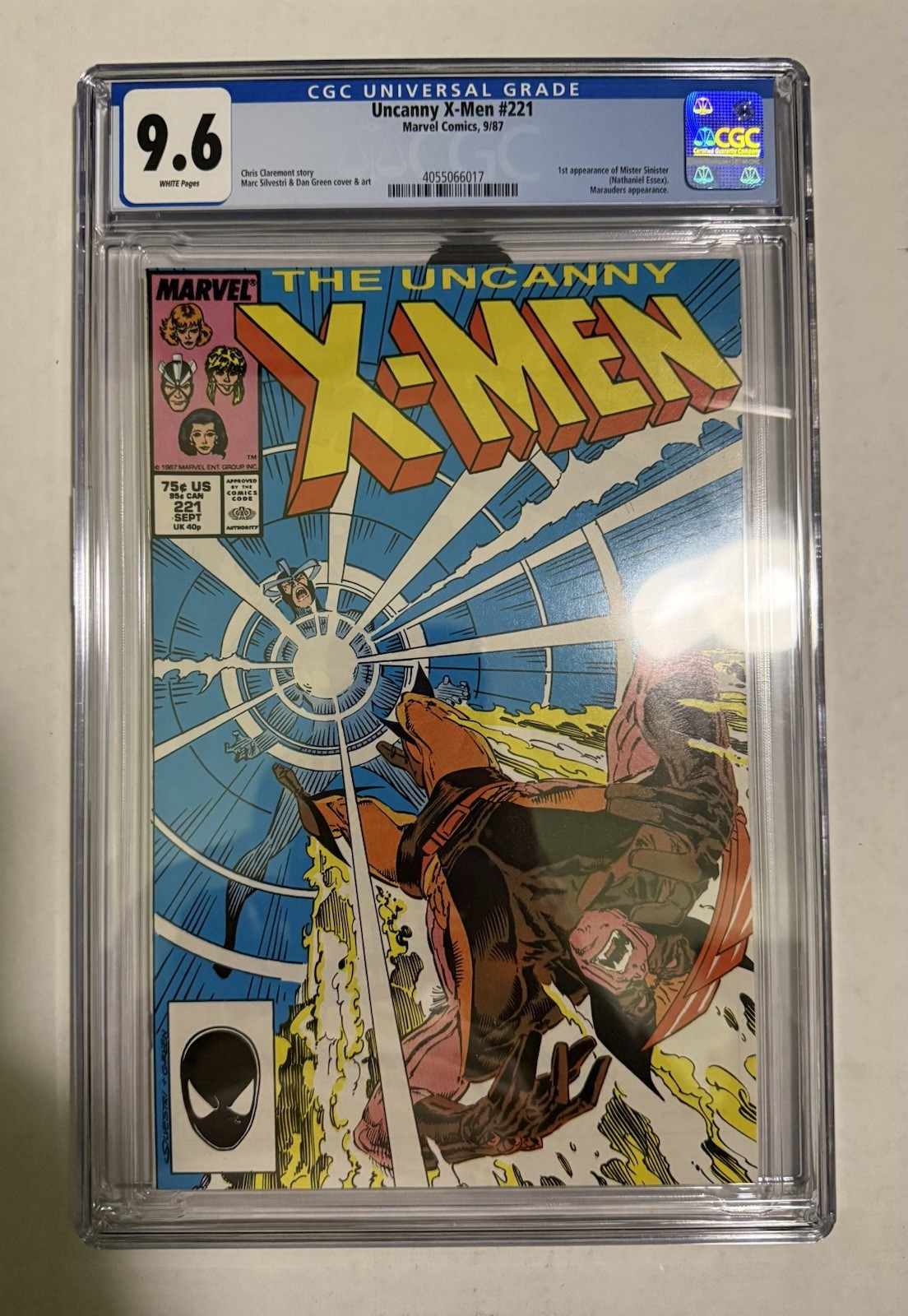 The Uncanny X-Men #221 (Marvel Comics September 1987) 1st Mr. Sinister 🔑