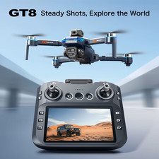 New GT8 Drone 8K Professional HD Dual Cameras Screen Remote 5G WIFI Brushless Mo