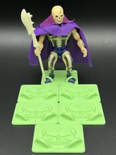 LOT OF 6 CUSTOM STANDS FIT 5.5  MOTU FIGURES  DISPLAY BASE STANDS  GID