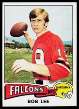 Bob Lee, 1975 Topps, #189, Atlanta Falcons,