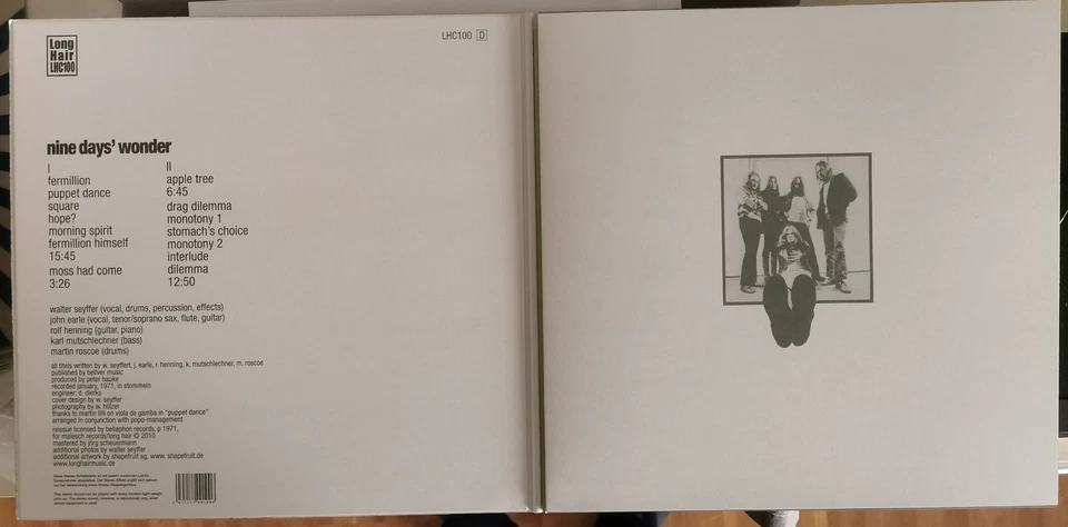 Nine Days' Wonder – Nine Days' Wonder (Krautrock) - Bild 2 von 4