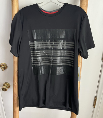 Calvin Klein Performance Men's Regular Fit Graphic Logo Crew Neck T-Shirt M