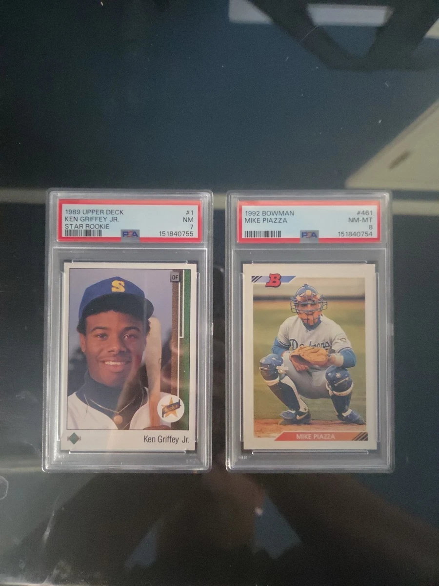 その他 92 bowman mike piazza rc GM!! Mike Piazza RC Rookie 1992 BOWMAN #461 Dodgers ~ Mets ⭐GREAT