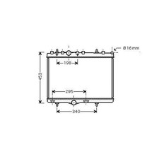 DIEDERICHS KÜHLER MOTORKÜHLUNG passend für CITROËN C3 C5 DS3 PEUGEOT 2008 207 20