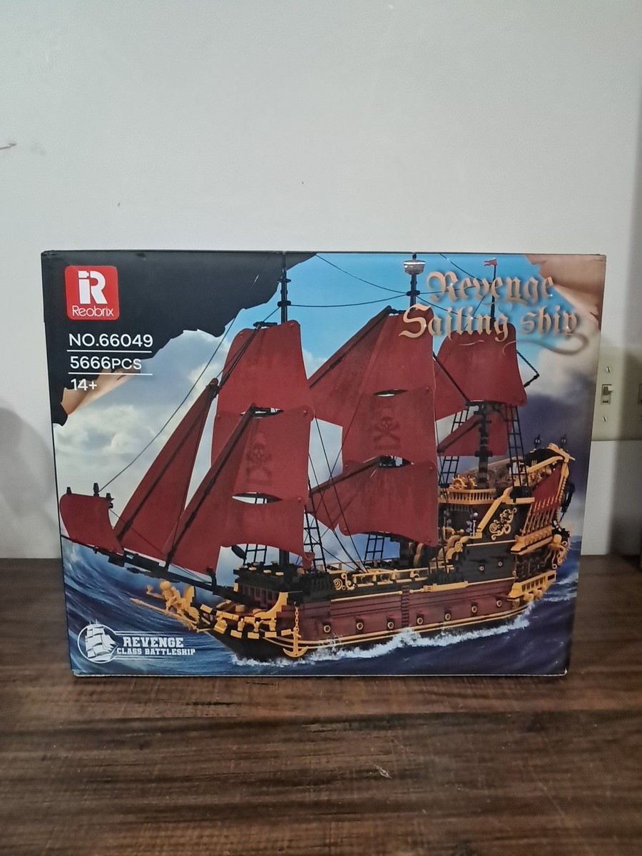 Revenge Pirate Ship Building Block Set - 5666+ Pieces Historical