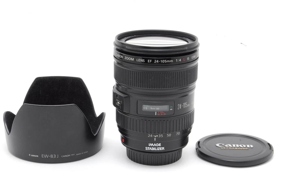 Canon EF 24-105mm F/4 L IS USM Lens [Near MINT w/Hood] US DUTY PAID #2683 - Image 2 of 4