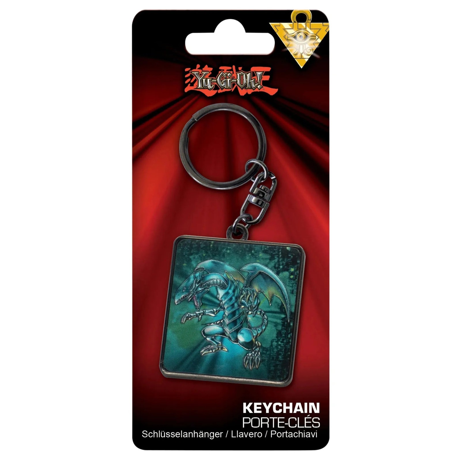 Yu-Gi-Oh Blue Eyes White Dragon Foil Metal Keychain by ABYstyle