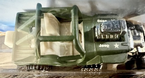 NEW Hot Wheels '42 Willys JEEP CJ-2A Custom Army Green Mattel SEALED - Picture 5 of 6