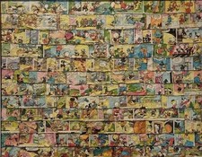 ARTURO CARMASSI 2002 collage tela 50x40 BAND PATA BITTE Arte Moderna Italiana XX