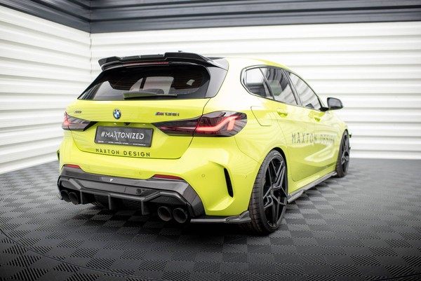 Carbon Fiber Flaps Diffusor FüR BMW 1Er F40 M-Paket/ M135I HeckschüRzen Ansatz-image