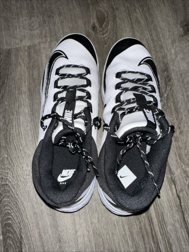 Nike Alpha Huarache Elite 4 Low MCS weiß schwarz Baseballschuh FD6255-108 Größe 10 - Bild 5 von 7