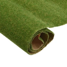 Artificial Grass Mat 19.7" x 19.7" Lawn Green Realistic Fake Turf