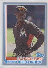 2017 Topps Archives 1982 Light Blue 66/75 Dee Gordon #117 0f8